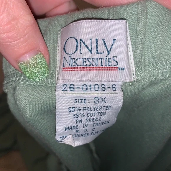 Only Necessities vintage green casual sweatpants - Picture 5 of 5